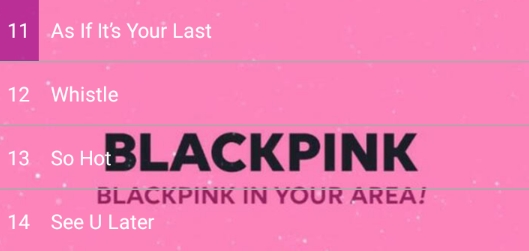 Blackpink Popular Song