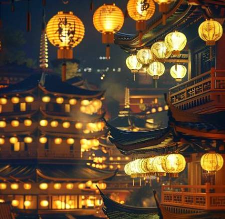 上元灯影映情思:古代元宵节与“中国情人节”的千年纠葛